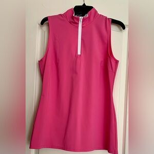 MELLY M
WOMENS
SLEEVELESS GOLF HALF ZIP
SIZE LARGE